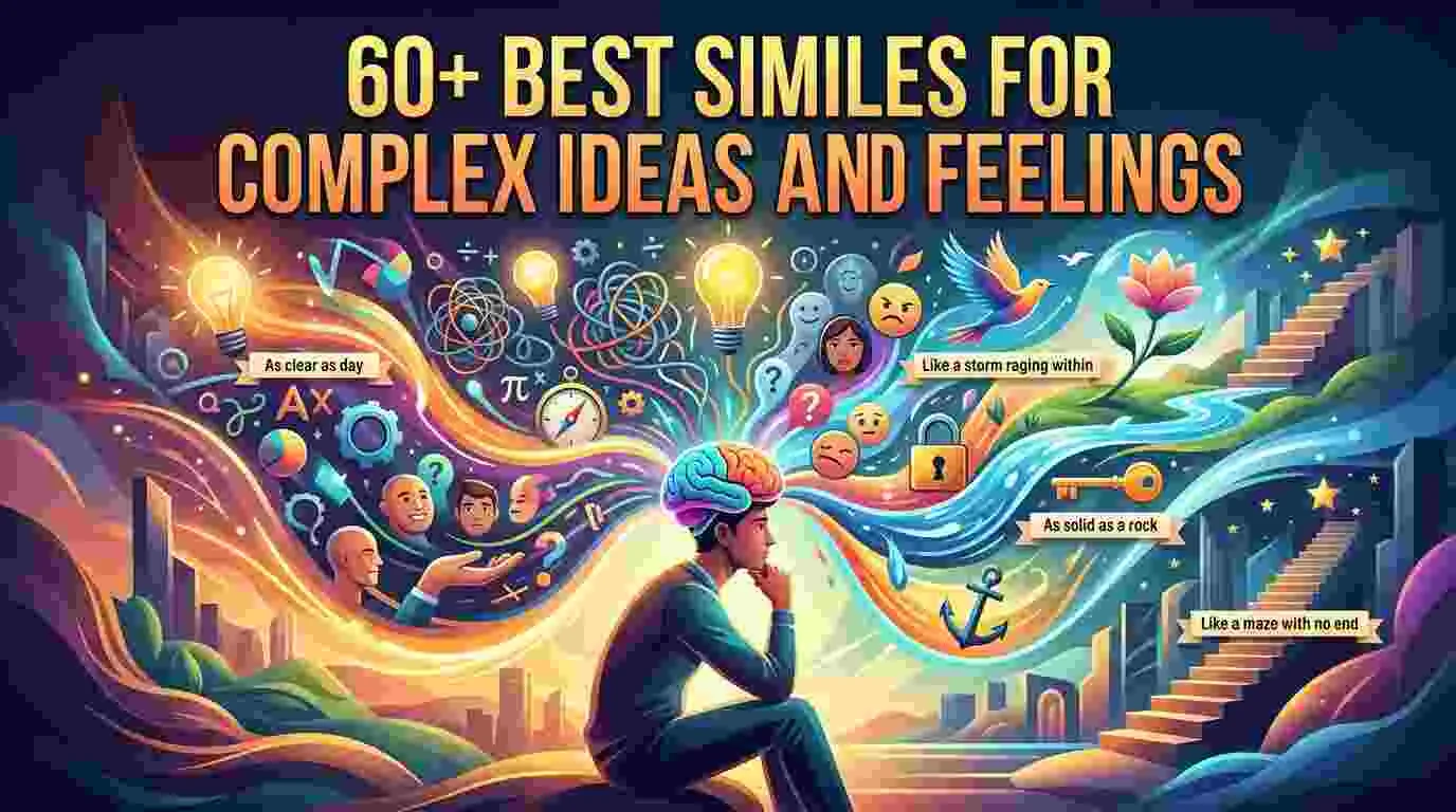 Best Similes for Complex Ideas and Feelings