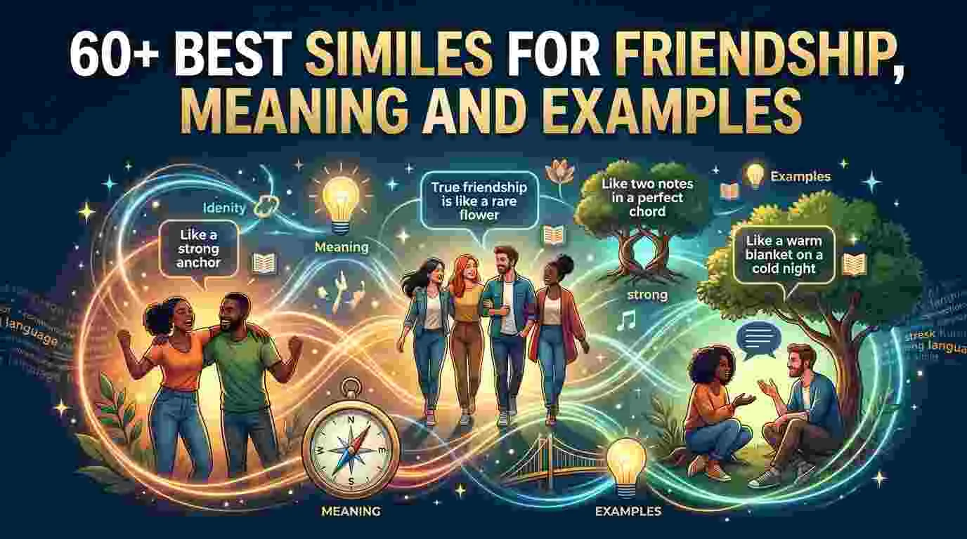 Best Similes for Friendship, Meaning and Examples