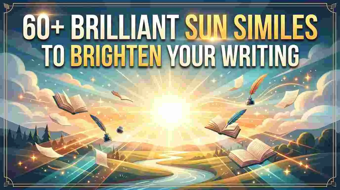 Brilliant Sun Similes to Brighten Your Writing