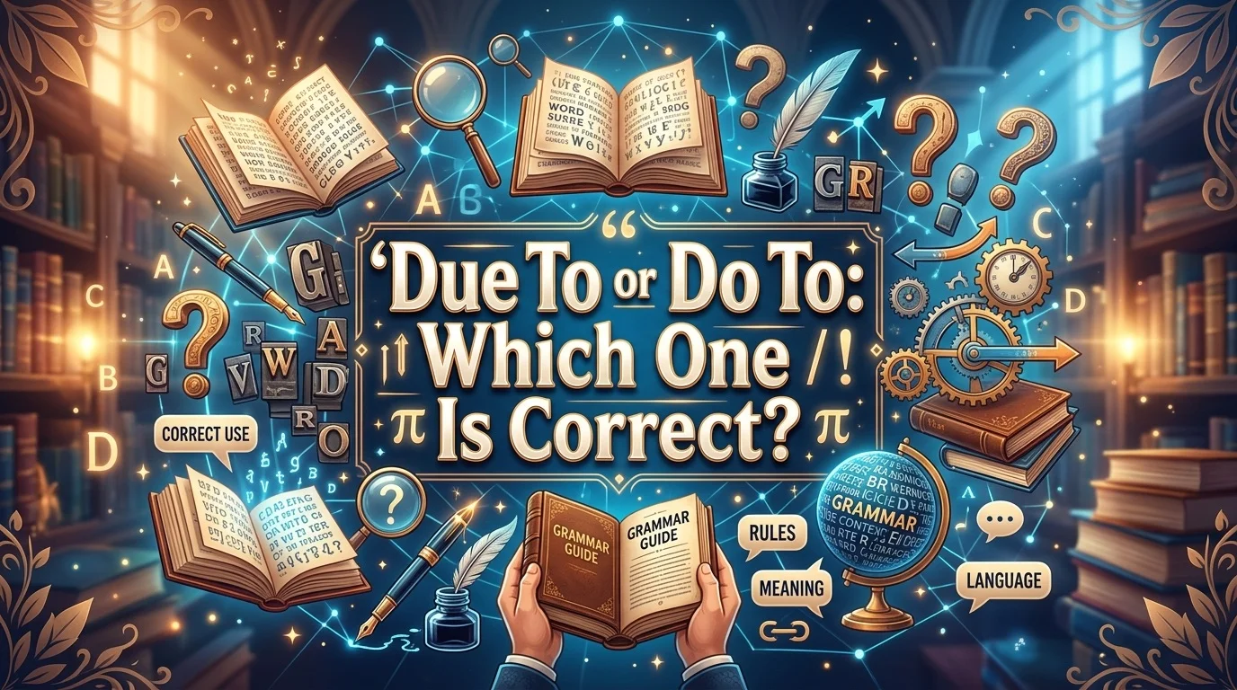 Due To or Do To Which One Is Correct