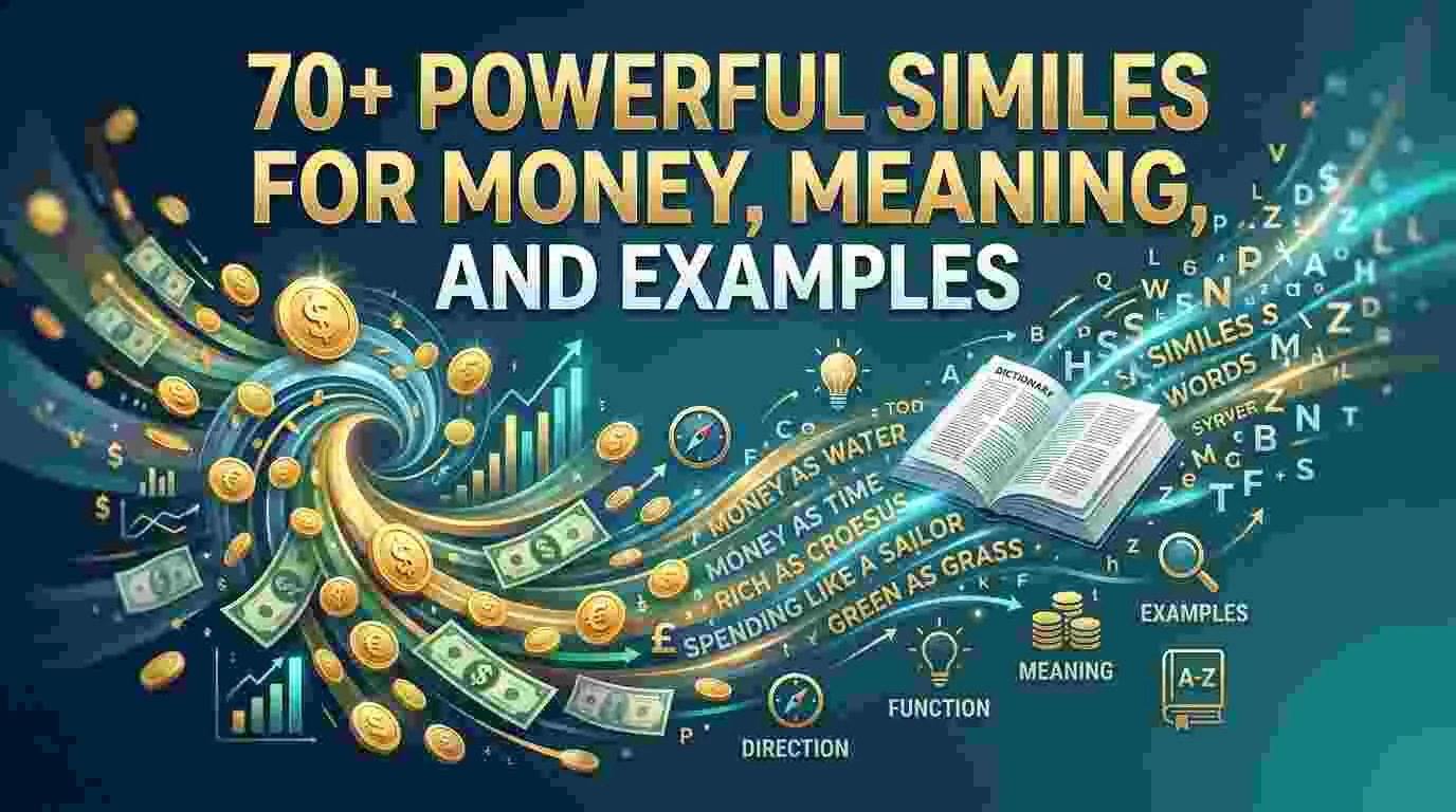 Powerful Similes for Money, Meaning and Examples
