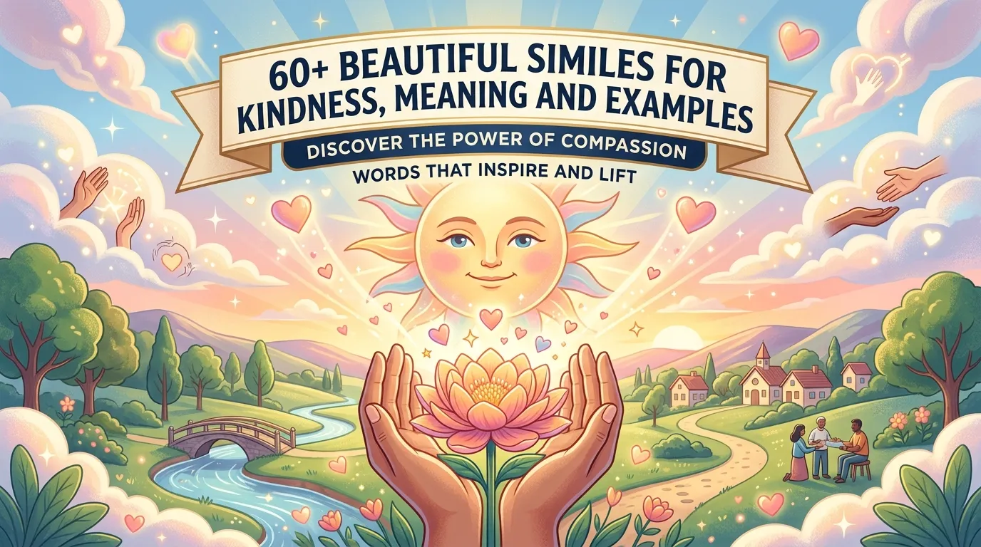 Beautiful Similes for Kindness, Meaning and Examples