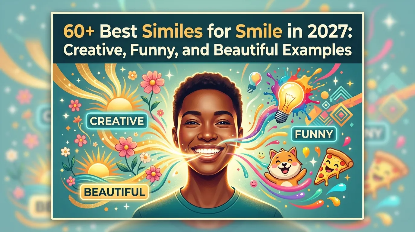 Best Similes for Smile : Creative, Funny, and Beautiful Examples