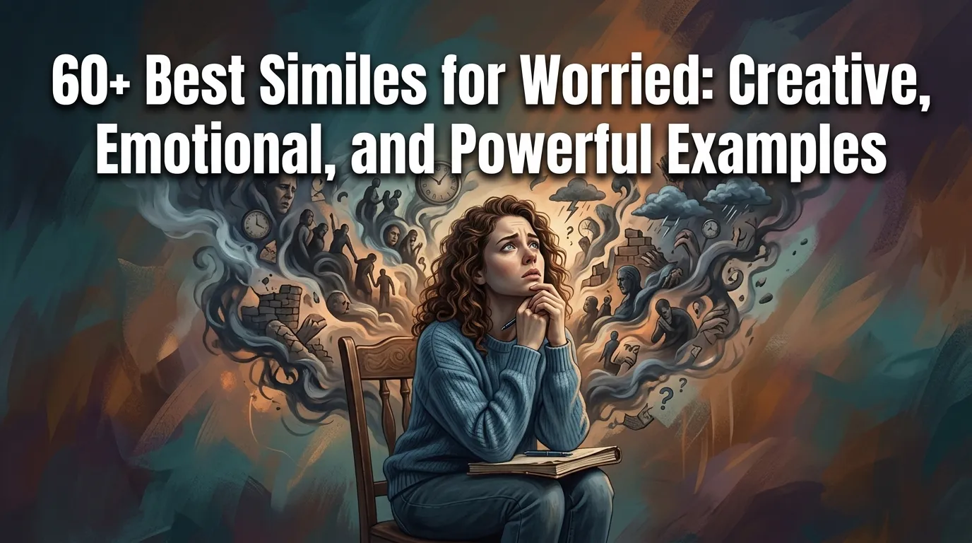Best Similes for Worried: Creative, Emotional, and Powerful Examples