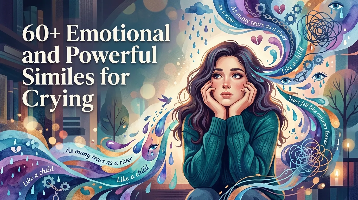 Emotional and Powerful Similes for Crying