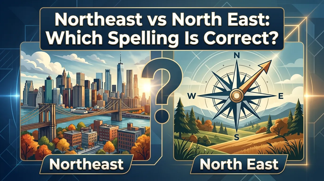 Northeast vs North East: Which Spelling Is Correct?