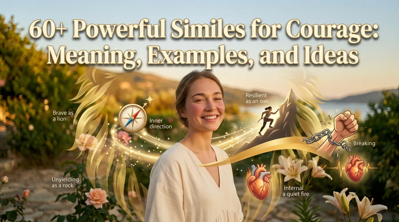 Powerful Similes for Courage: Meaning, Examples, and Ideas